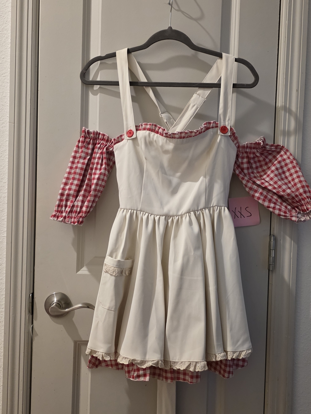 Sugar Thrillz Gingham Apron Dress